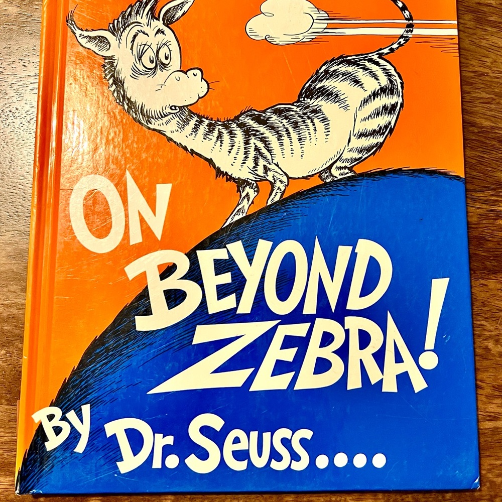 On Beyond Zebra by Dr Seuss-no longer published